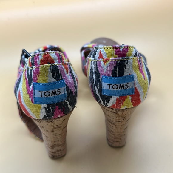 Toms high heels strappy sandal size 7 - Picture 10 of 12